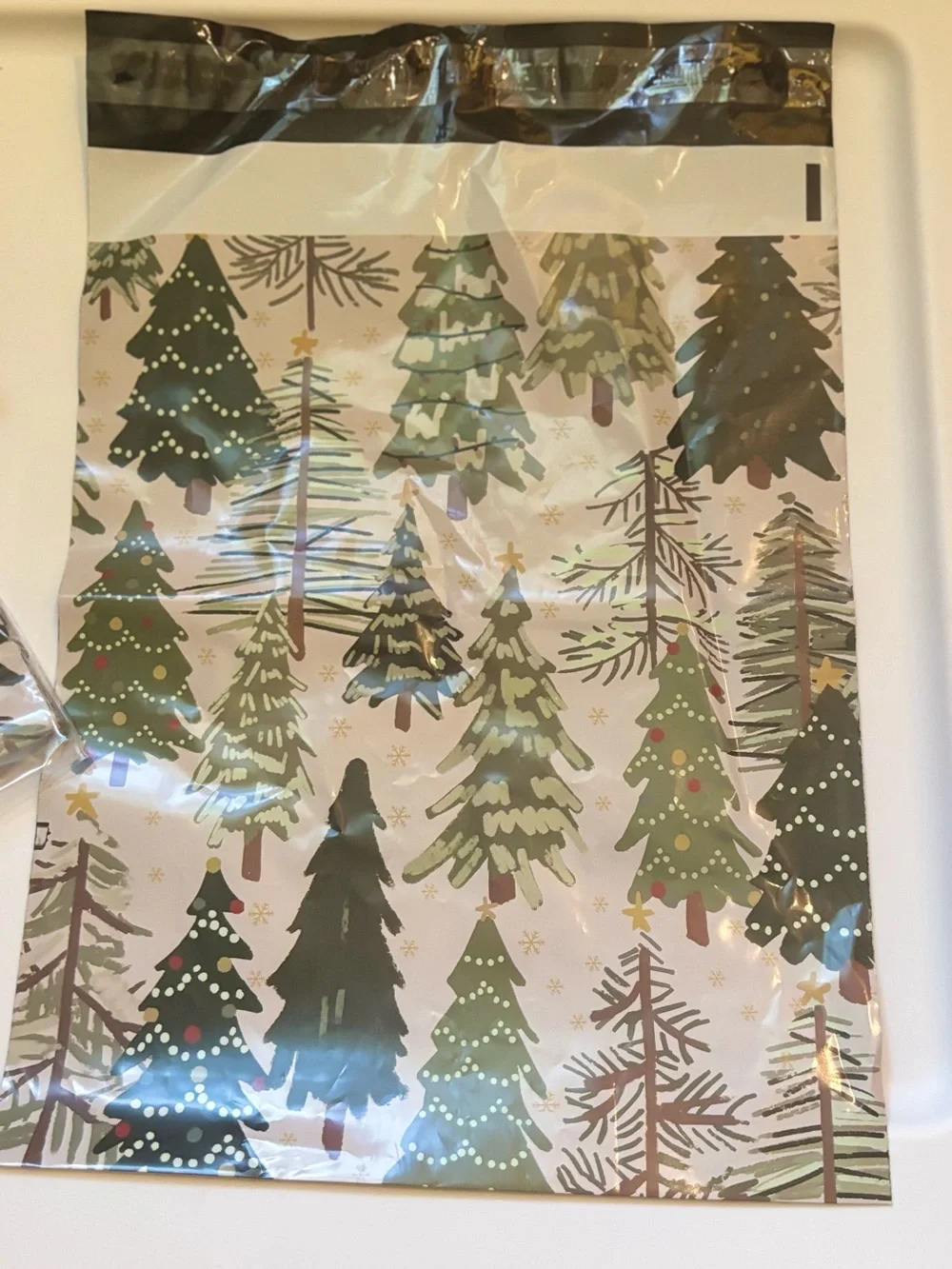 Holiday Polymailers with Trees